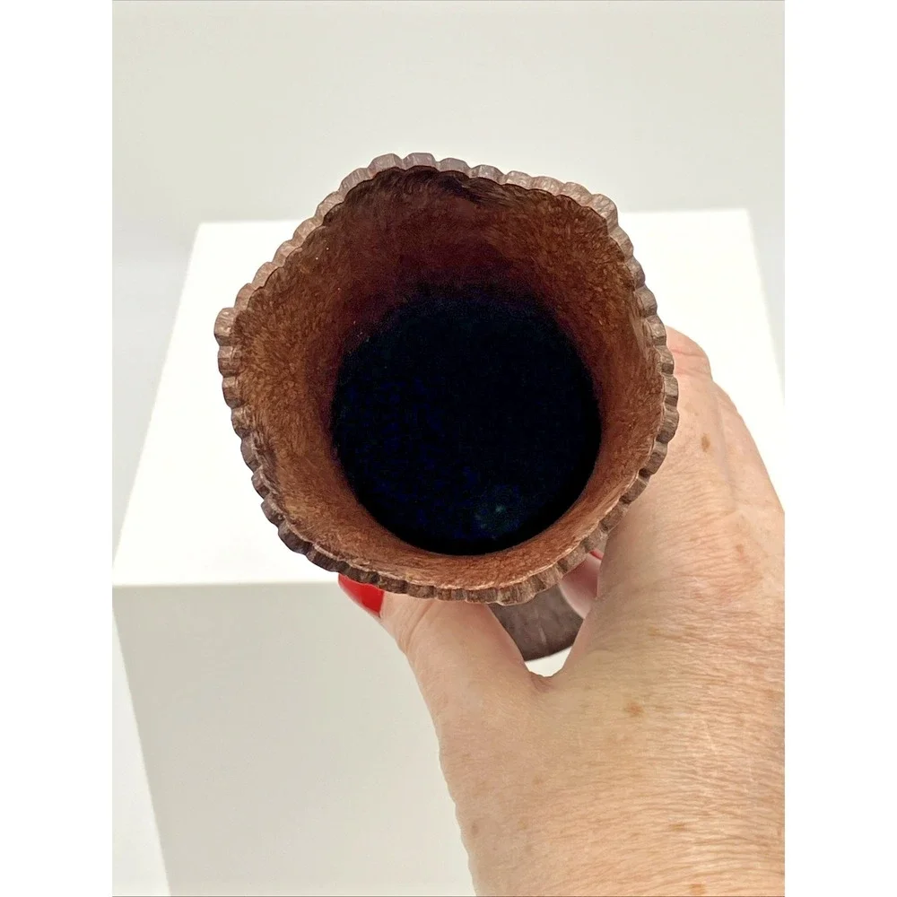 Vtg. Regaline Vase Sunburst Starburst Cross Hatch Flower‎ USA MCM Grannycore